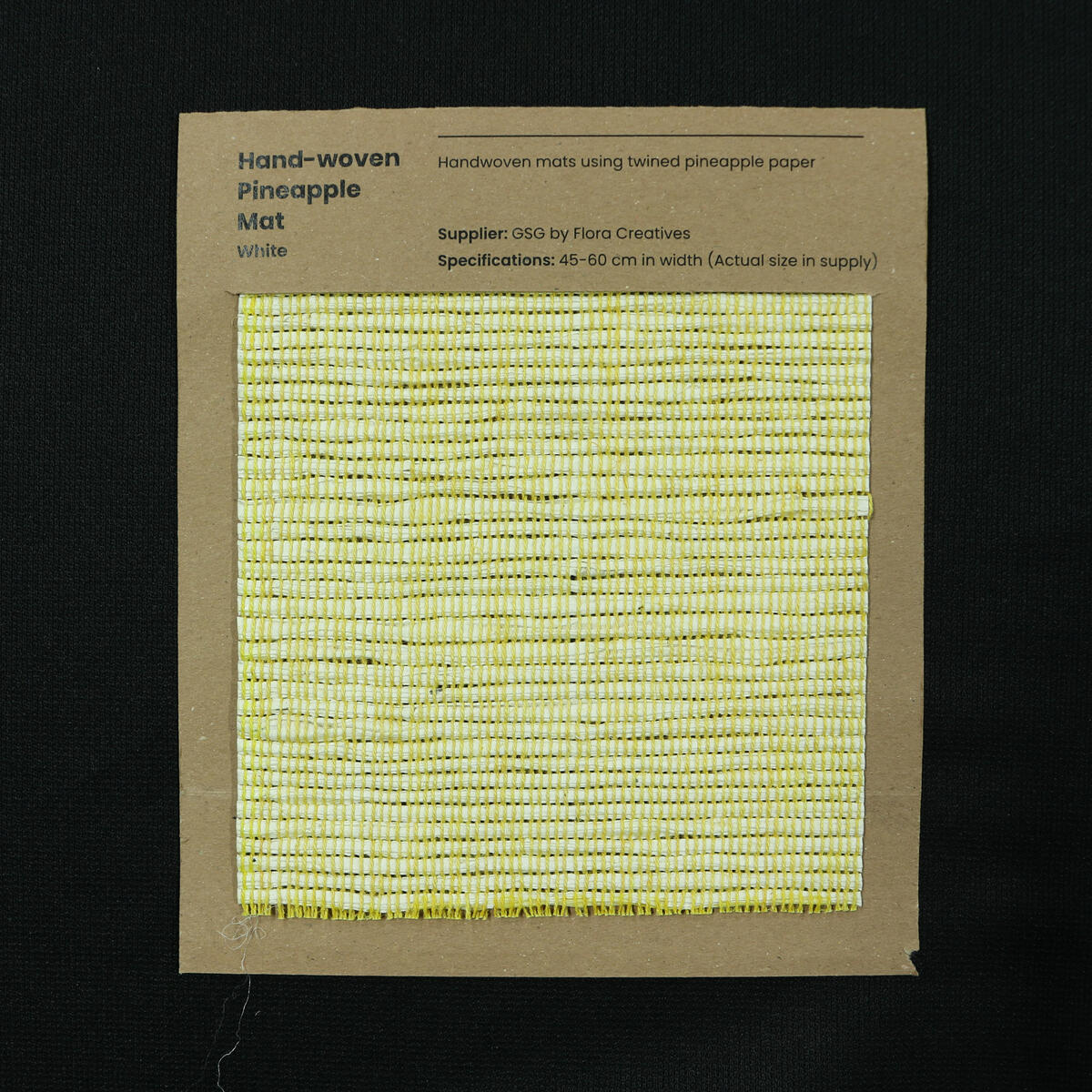 Hand-woven Pineapple Mat